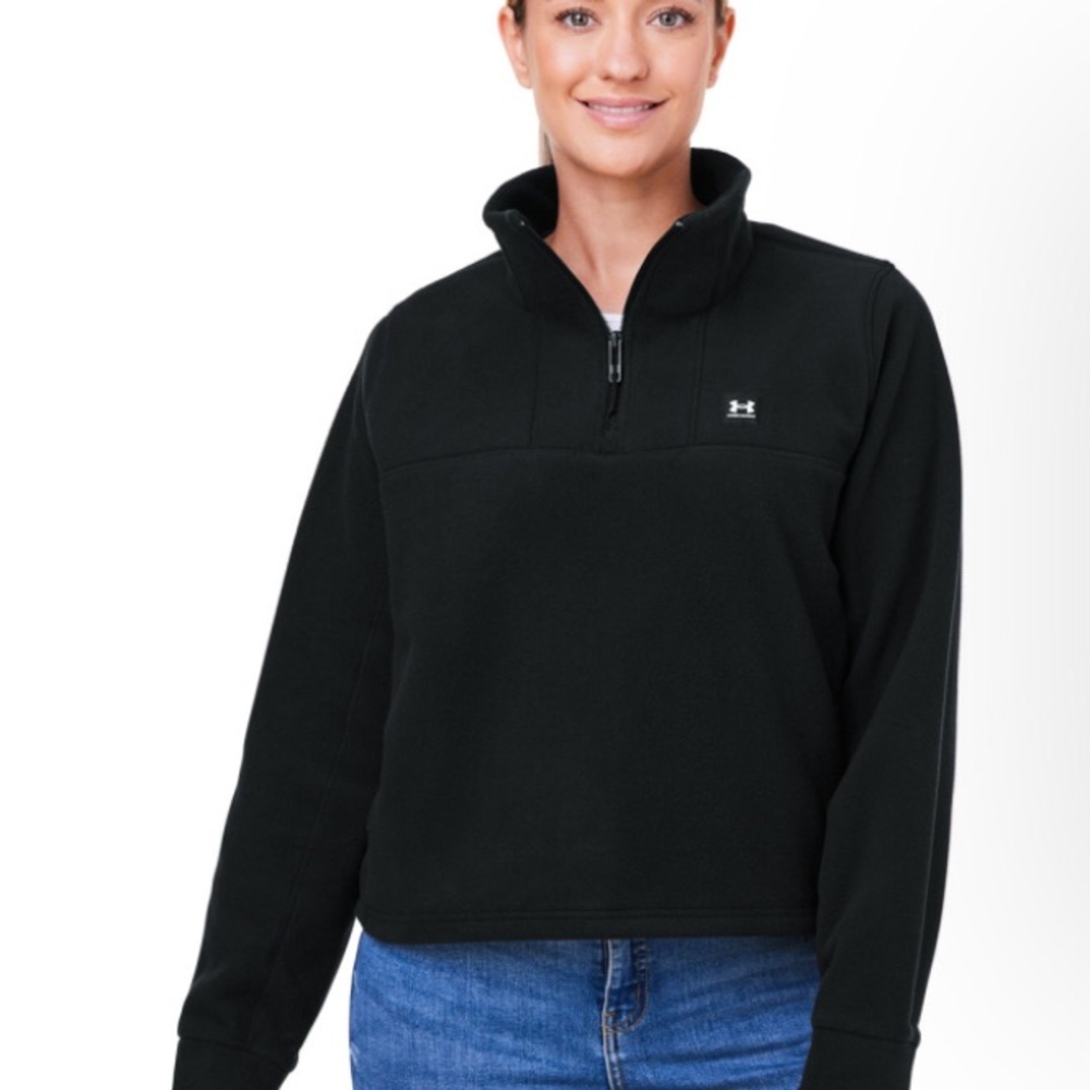 NWT Under Armour Black Quarter-Zip Pullover 3X